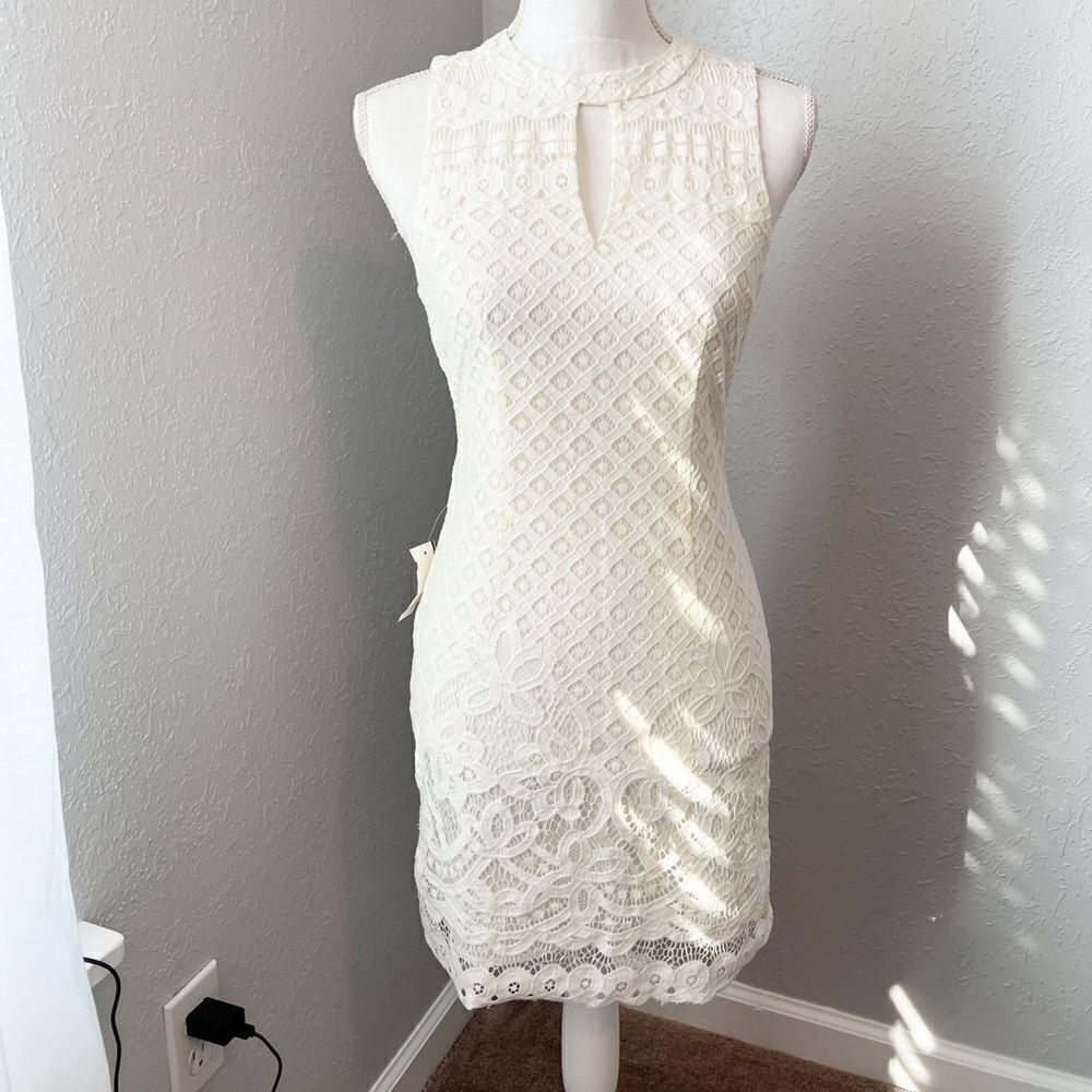 NWT MINKPINK Ivory Lace Dress Size XS